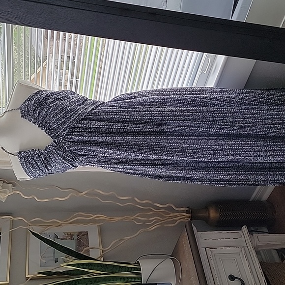Source Unknown Dresses & Skirts - Navy / white summer dress NWOT